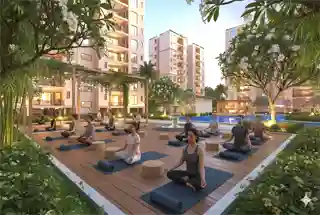 Yoga/Meditation Area at Sapphire Imperial Estates