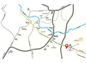 Sapphire Imperial Estates location map, Lucknow
